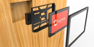 Recessed wall mount application view